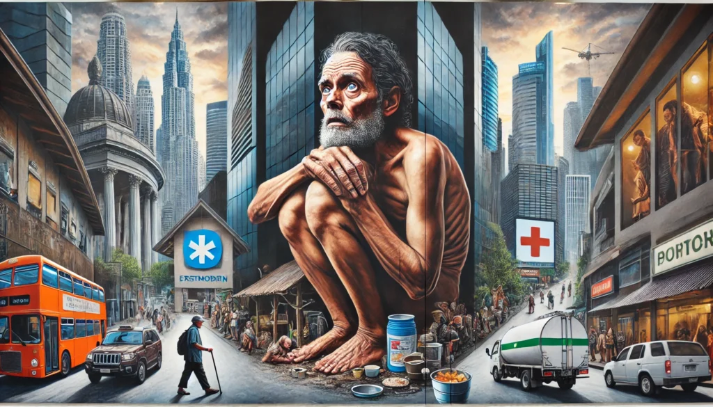 Housing, food, health: when the three basic human needs are at risk, a person becomes an egoist.